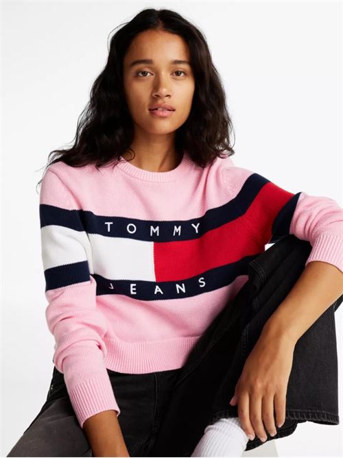 TJW CENTER FLAG SWEA TOMMY JEANS | DW0DW19335/TPF